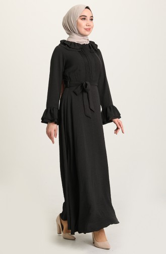 Black İslamitische Jurk 3091-04