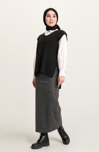 Gray Skirt 0014-01