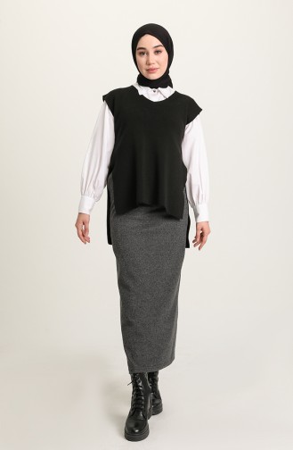 Gray Skirt 0014-01