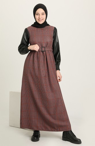 Violet Hijab Dress 22K8529-02