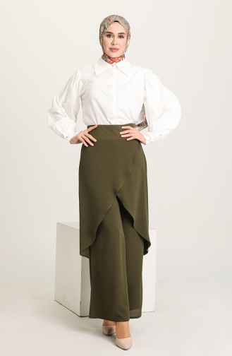 Khaki Culottes 3350-04