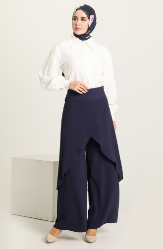 Navy Blue Culottes 3350-05