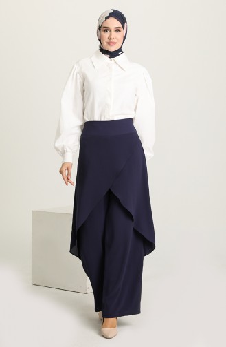 Navy Blue Culottes 3350-05