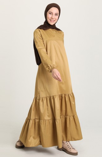 Ölgrün Hijab Kleider 21Y3001DS-01