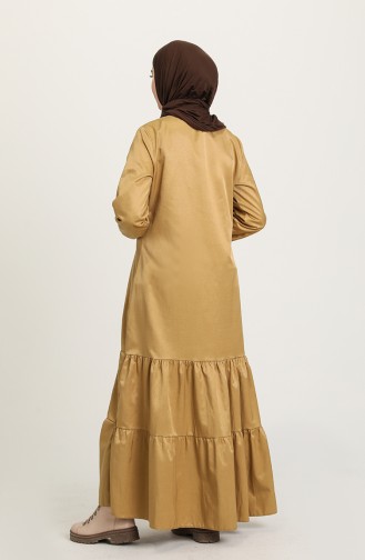 Ölgrün Hijab Kleider 21Y3001DS-01