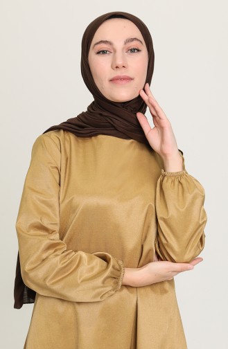 Ölgrün Hijab Kleider 21Y3001DS-01