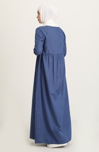 فستان نيلي 3307-09