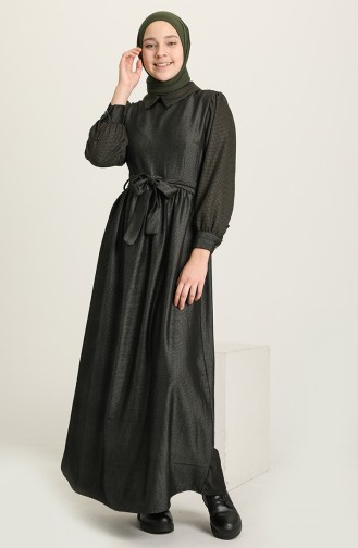 Robe Hijab Khaki 22K8505-01