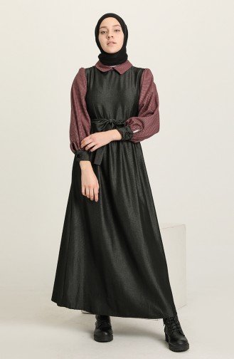 Rosa Hijab Kleider 22K8505-06