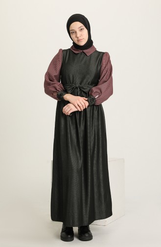 Rosa Hijab Kleider 22K8505-06