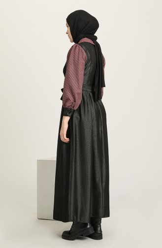 Rosa Hijab Kleider 22K8505-06