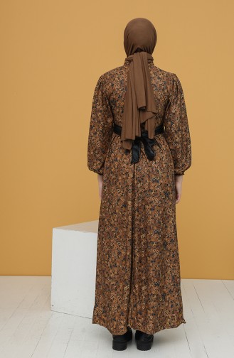 Mink Hijab Dress 22K8516-04