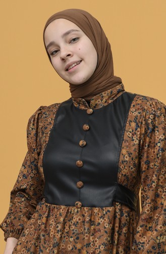 Nerz Hijab Kleider 22K8516-04