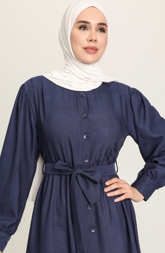 Indigo Hijab Kleider 22K8522-03