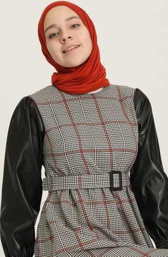 Robe Hijab Blanc 22K8529-03