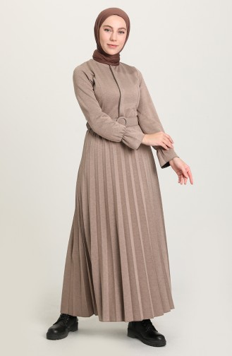 Mink Hijab Dress 5426-07
