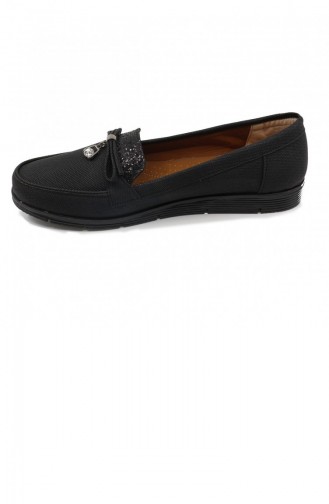 Schwarz Damen Ballerinas 21MESBABPOT0005_SYH.Siyah