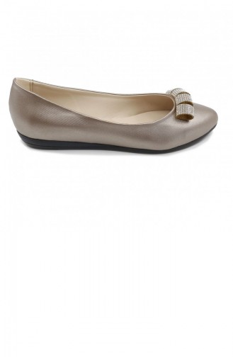 Bronze Woman Flat Shoe 21MESBABPOT0007_BRN.Bronz
