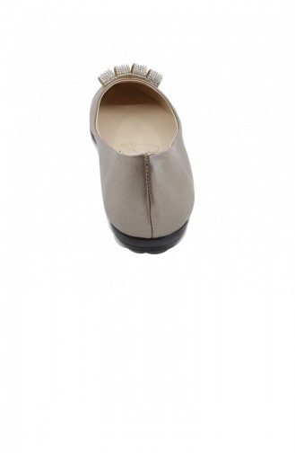 Bronze Woman Flat Shoe 21MESBABPOT0007_BRN.Bronz