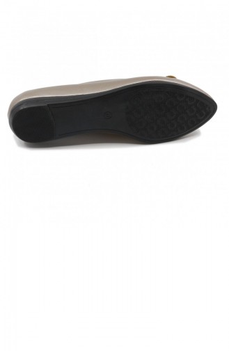 Bronze Woman Flat Shoe 21MESBABPOT0007_BRN.Bronz