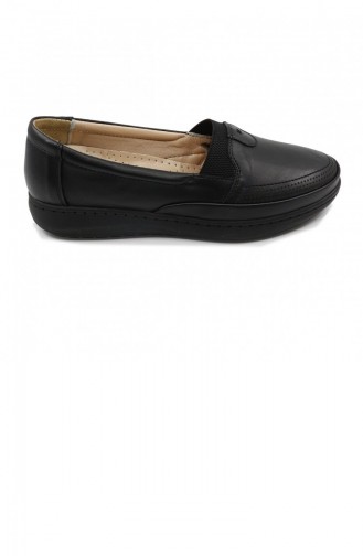 Black Women`s Flats 21MESBABPOT0008_SYH.Siyah