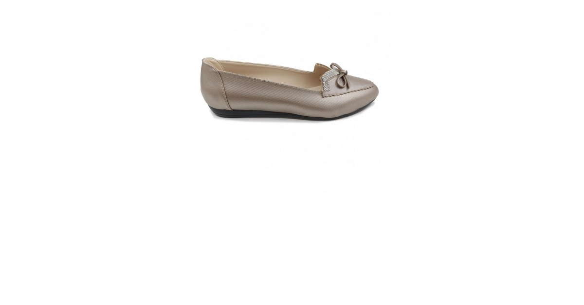 Bronze Women s Flats 21MESBABPOT0018 BRN.Bronz Sefamerve