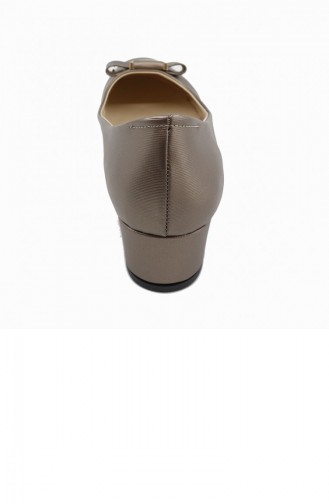Bronze Woman Flat Shoe 21MESTPKPOT0005_BRN.Bronz