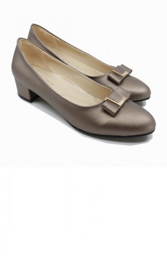 Bronze Woman Flat Shoe 21MESTPKPOT0005_BRN.Bronz