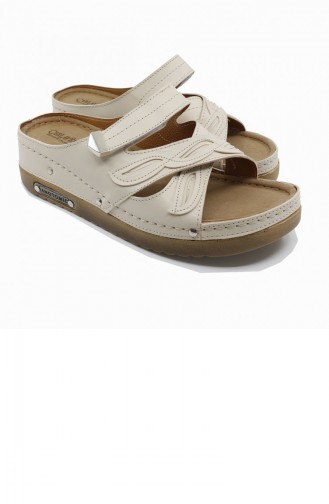 Beige Summer Slippers 21YAZTERPOT0001_BEJ.BEJ