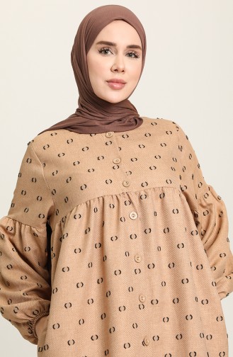 Robe Hijab Beige 22K8402-04