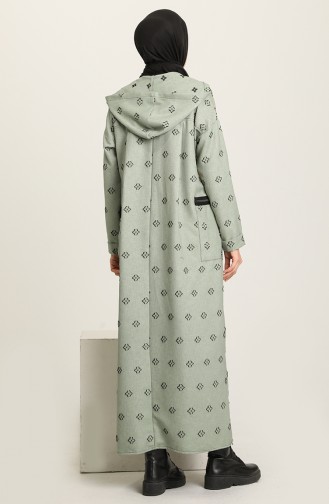Robe Hijab Vert noisette 22K8461-01