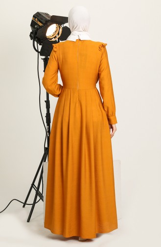 Camel Hijab Dress 8331-02