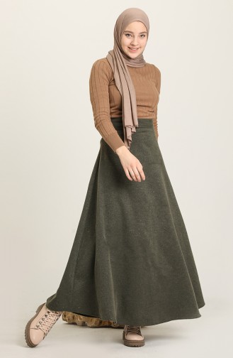 Khaki Skirt 6542-06