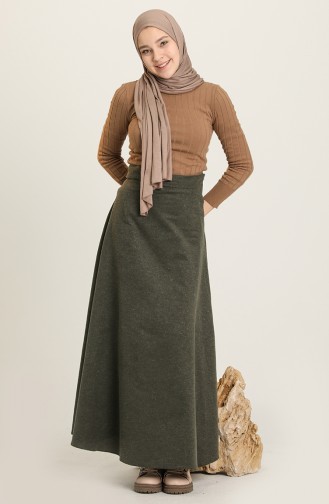 Khaki Skirt 6542-06