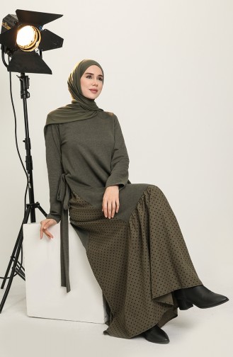 Robe Hijab Khaki 3308-02