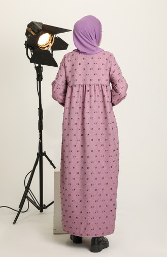 Lila Hijab Kleider 22K8402-05