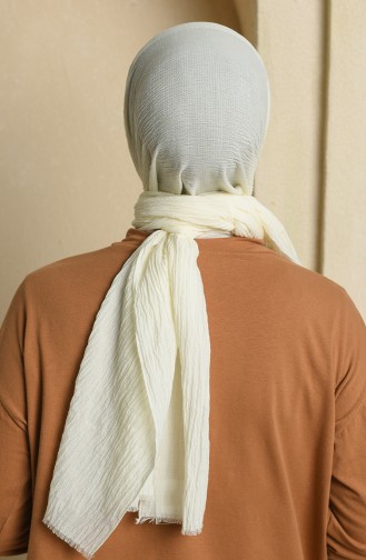 Cream Sjaal 1058-16