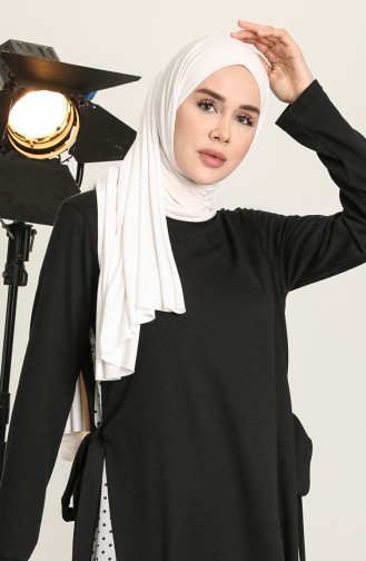 Gray Hijab Dress 3308-06