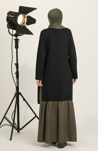 Robe Hijab Khaki 3308-01