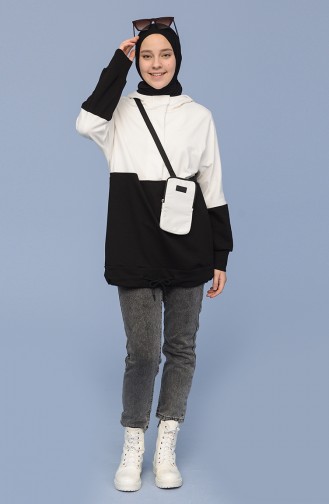 Sweatshirt Noir 2214-01