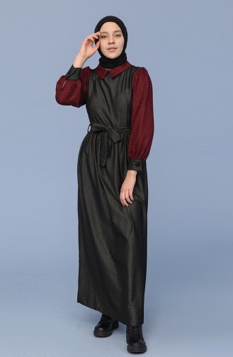 Robe Hijab Bordeaux 22K8505-05