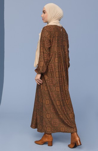 Robe Hijab Khaki 22K8524-01