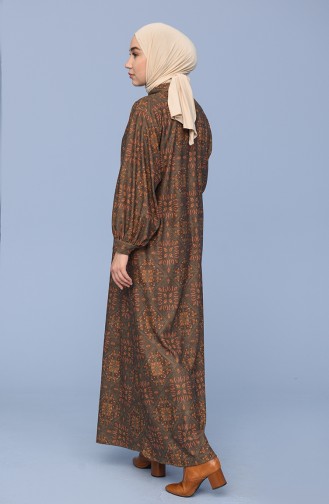 Robe Hijab Gris 22K8525-02