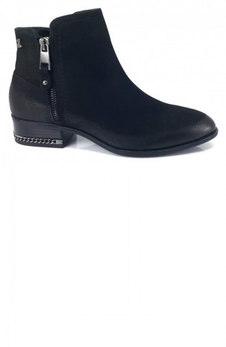 Black Boots-booties 8565