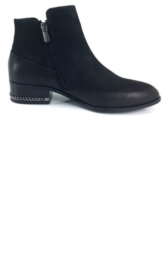 Black Boots-booties 8565