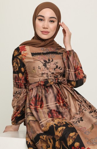 Robe Hijab Beige 22K8469A-04