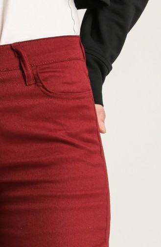 Claret Red Pants 2531-04