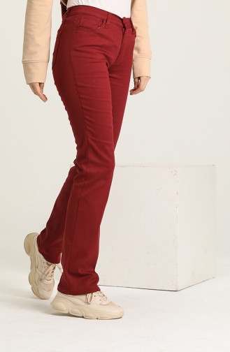 Claret Red Pants 6500-04