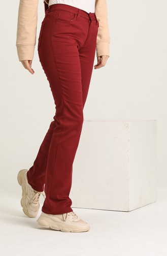 Claret red Broek 6500-04