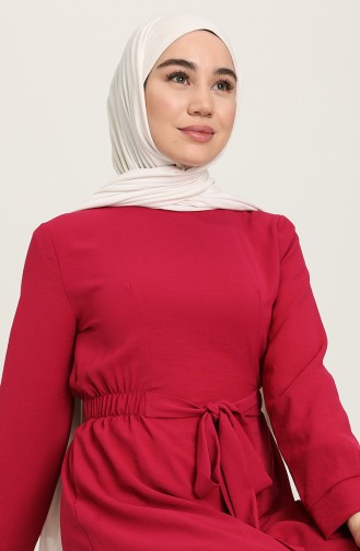 Fuchsia İslamitische Jurk 1284-02